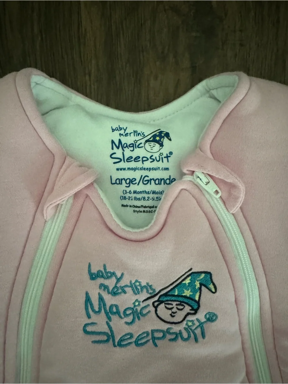 Merlin’s Magic Sleep Sui Pink One-Piece Sleep
